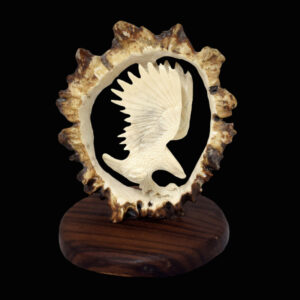 88284-002 Eagle Antler Carving